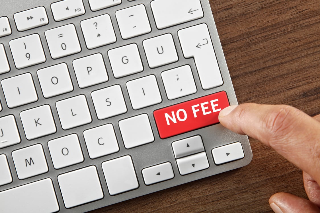 No Fee Button